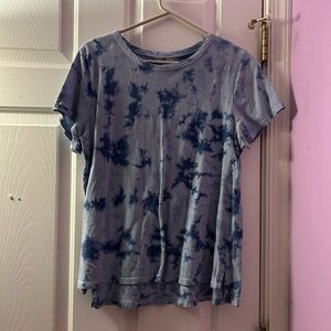 Old Navy Blue Tie-Dye Women's Top